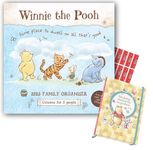 Winnie The Pooh Family Calendar 2025 & Official A5 Diary Gift Set with Free organisational stickers Included