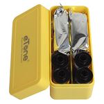 120 220 135 Multi-Format Film Roll Container Case Storage Box B&W B/W Color Slide (Yellow)