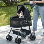 Zoosky 3 in 1 Folding Dog Stroller,