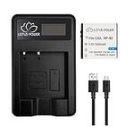 LOTUS POWER NP-40 Battery & Charger, NP40 Intelligent LCD Single Charger with NP 40 Battery - Suitable for Camera Casio Exilim/Kodak PIXPRO Series (1 Battery&1 Charger)