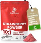 Jungle Powders Strawberry Powder 7 Ounce Bag Freeze Dried Strawberry Powder Dehydrated Strawberries Flavoring Additive Free Strawberry Extract For Baking Dry Strawberry Berry Fruit Powder Smoothies