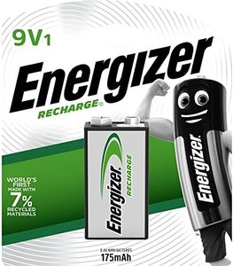 Energizer Recharge 9V 175mAh Battery