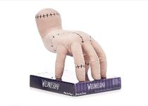 Posh Paws 3010A Wednesday 8.5" (21cm) The Thing Hand Plush Soft Toy On Display Plinth