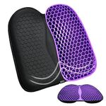 Premium Gel Seat Cushion, Breathable Honeycomb Design for Pain Relief, Ideal for Long Sitting in Car, Office Chair, Wheelchair, Non-Slip & Ergonomic, Tailbone Pain Solution