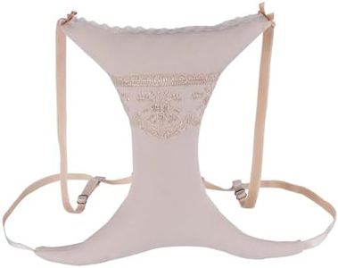 XORIA Breast Pillow for Side Sleepers – 100% Cotton, Anti-Wrinkle Cleavage Support – Adjustable Strap – Soft Boncuk Fiber Fill – Gift-Ready in Elegant Red Box (Beige Cream)