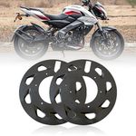 MIKANIX Carbon Finish Wind Design Front/Rear Pro Disc Wheel Cover 17 Inch Fairing Kit Compatible with Pulsar RS/NS All Models