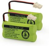 GLEPOWEER BT183342 BT283342 BT166342 BT266342 BT162342 BT262342 Battery Compatible with CS6114 CS6419 CS6719 EL52300 CL80111 Cordless Handset Phone (Pack of 2)