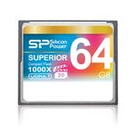 Silicon Power CompactFlash SPO64GBCFC1K0V10 64 GB Card