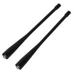 UHF Helical Antenna for BF888S Walkie Talkie Antenna Compatible with Baofeng Bf888S Two Way Radio SMA Female, 400-470 mhz (Pack of 2)