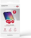 Tech21 Impact Glass Screen Protector for iPhone 15 Pro - Pack of 2