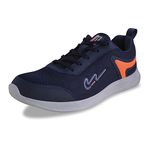 Campus Men's CATO Navy/ORG Walking Shoes - 8UK/India 22G-1042