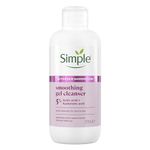 Simple Smoothing Gel Cleanser Face Cleanser Suitable for Even the Most Sensitive Skin with 5% Lactic Acid and Hyaluronic Acid 230 ml