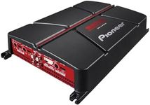 DJ Tech Pro Pioneer GM-A4704 4-Channel Bridgeable Amplifier,Black/red