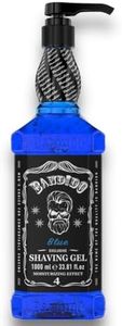 Bandido Shaving Gel Men Bleu 1000 ml - gel à raser transparent rasage homme non moussant rasage précis des contours de la barbe