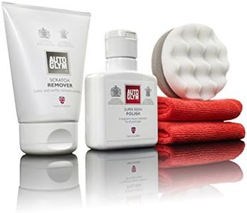 Autoglym Scratch Removal Kit for Car Paintwork - Includes Scratch Remover, Super Resin Polish, Hi-Tech Finishing Cloth, and Scratch Removal Applicator