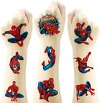 JCQAYB 40pcs Spider-Man Temporary T