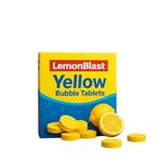COVOXO LemonBlast Deep Clean Bubble Tablets (24 Tablets) | Effervescent Toilet & Drain Cleaning Tablets | Powerful Stain, Odor & Limescale Removal | Fresh Lemon Fragrance