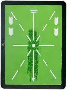 Birdy Golf Swing Mat Trainer - Golf Strike Mat & Divot Board with Velvet Cushion, Shock Absorption & Non-Slip Rubber Base - Golf Practice Mats for Swing Detection, Precision Path Feedback, 11.8"x15.7"