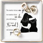 Titanape Sister Gifts from Sister, Gifts for Sister on Her Birthday You Will Always Have Me Trinket Dish, Big Sister Little Sister Gift Bestie Gifts for Women Sister Friend Christmas Wedding Gift