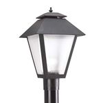 Sea Gull Lighting 82065-12 Outdoor Post Lantern, Black by Sea Gull Lighting