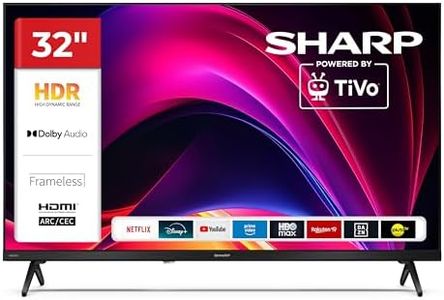 Sharp 32HE2745E Fernseher 32 Zoll Smart TV Powered by TiVo - HDR Fernseher mit HD Auflösung und Triple-Tuner, LED TV (2026)