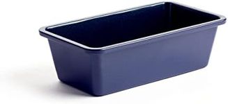 Blue Diamond Bakeware Diamond Infused Ceramic Nonstick, 9" Loaf Pan for Cake Bread Meatloaf and More, Dishwasher and Freezer Safe, PFAS-Free, Blue