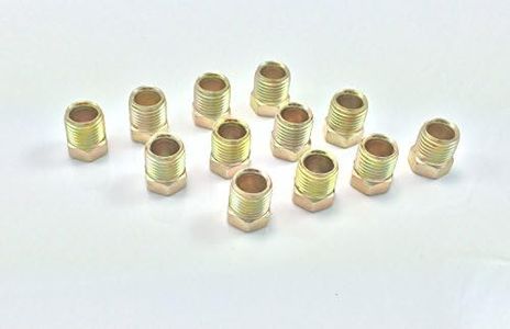 The Stop Shop Inverted Flare Tube Nut for 3/8" Tube (5/8-18 Threads) (Pack of 12)