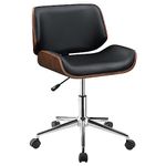 Coaster Home Furnishings 800612 Leatherette Office Chair, Null, Black