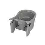 Bebeconfort Malva, Clip-on Portable High Chair, 6m - 3y (15 kg), Safe and Stable Attachement, Soft Padded Seat and Fabrics, Easy Installation, Compact Fold, Lightweight (1.8 kg), Mineral Grey