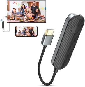 lulaven iShare iOS Wireless HDMI Display Adapter (iOS only), Streaming Device for All iPhone Models to TV, HD Video and Audio Sync, Streaming Mirroring YouTube Tiktok to TV, Not Support Netflix