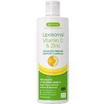 Advanced Liposomal Vitamin C 1000mg & Zinc Bisglycinate Liquid, 30-90 Servings, Immune Support Complex with Copper & Selenium for Adults & Kids, Sugar-Free, Citrus Vanilla Flavour, by Igennus