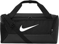 Nike Brasilia 9.5 Training Duffel Bag, Black/White, 41 Liter Capacity