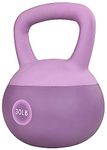 Fitvids Soft Kettlebells - Sea and Iron Sand Filled Weights for Women and Men - Color Coded Soft Vinyl Kettlebells, 30-Pound