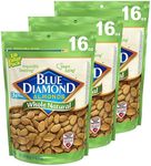 Blue Diamond Almonds Whole Natural, 16-Ounce Bags (Pack of 3)