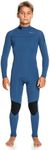 Quiksilver Boys 3/2 Sessions Back Zip Wetsuit - Insignia Blue | 14