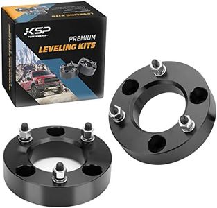 KSP 2in Level Kits for F150 2004-2023,2" Front Leveling Lift Kits Compatible with Expedition 03-18,Mark LT 2005-2008, Aluminum Forged Strut Spacers Raise the Truck 2inch（Package of 2pcs）