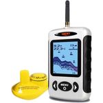 LUCKY Wireless Fish Finder Sonar Sensor Portable Sonar Fishfinder LCD Display Depth Finders for Fishing Ice Fishing Kayak Fishing