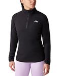 THE NORTH FACE - Women's Resolve Fleece Jacket With Quarter-Zip - TNF Black, M