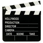 Directors Clapperboard Hollywood Party Decoration Clapper Board Film Movies Prop