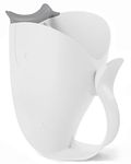 Skip Hop Baby Bath Rinse Cup, Moby Tear-free Waterfall Rinser, White