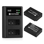 FirstPower 2-Pack LP-E17 Battery an