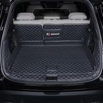 HEYCE Car Boot Liner for Smart #1 2022 2023, Car Trunk Boot Fitted Luggage Compartment Mat, Car Boot Mats Protector Waterproof Machine Washable Nonslip Backing,Black-Allinclusive