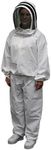 Mann Lake CV550 Honey Maker Bee Suit with Veil, White, Junior