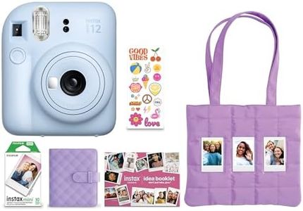 FUJIFILM Instax Mini 12 Holiday Bundle 2025 - Pastel Blue