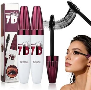 7D Waterproof Volume Mascara, 2026 New Black Lengthening Thickening Softer Fuller Lashes Mascara, Long Lasting Natural Curling Lashes for Professional Eye Makeup for Women (3)