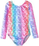HOZIY Rainbow Mermaid Girls Gymnastics Leotards for Toddler Girls 4t 5t Sparkles