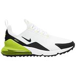 NIKE Air MAX 270g, Unisex Adult Golf Shoes, White Black Volt Barely Volt, 9 UK