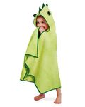 Cuddledry Cuddleroar Bamboo Soft Hooded Towel | Fun Toddler and Baby Bath and Swim Hooded Towels | Made with 100% Oekotex Accredited Bamboo & Cotton | Perfect For Ages 1-3 | Green Dinosaur