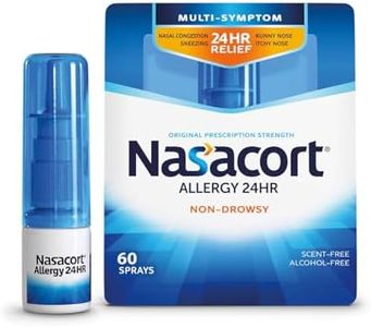 Nasacort 24HR Allergy Nasal Spray for Adults, Non-drowsy & Alcohol Free, 60 Sprays, 0.37 fl. oz.