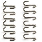 JYCJCF 36632 Throttle S Hook Fits Snow Blower Tillers Mowers, Compatible with Tecumseh Lawn & Garden Equipment Engine Throttle Link （12 Pack）